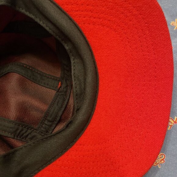 NORSE PROJECTS red wool baseball hat adjustable back - Picture 12 of 12